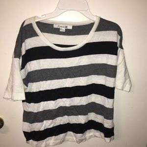 Forever 21 stripped tee